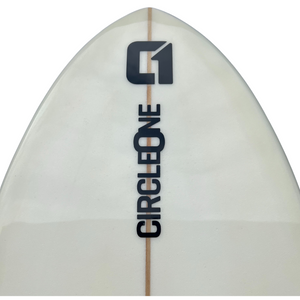 7ft 6 Southern Swells Round Tail Clear Epoxy Finish (FINS Included)