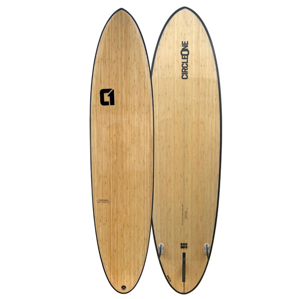 7ft 2 Bamboo Round Tail Mini Mal Surfbrett