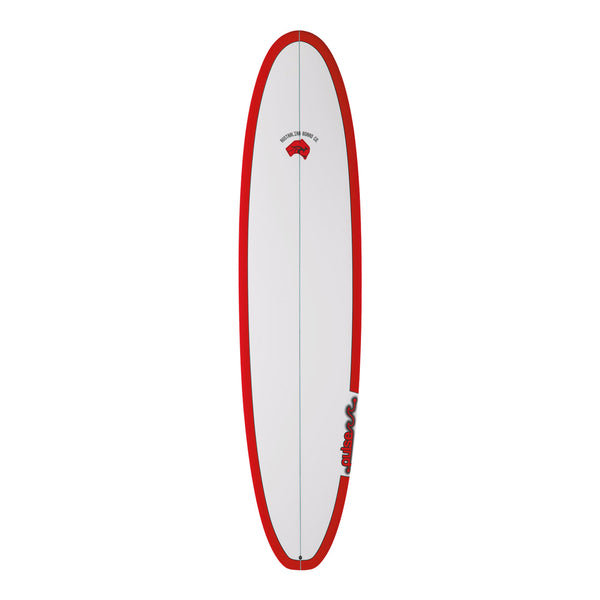 Planche de surf Mini Mal Pulse Squash Tail de 8 pieds par Australian Board Co Package - Comprend un sac, des ailerons, une laisse et de la cire