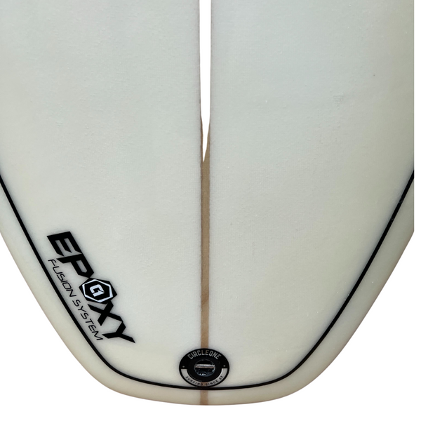 8ft Southern Swells Round Tail Clear Epoxy Finish (FINS Included)