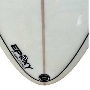 9ft Southern Swells Longboard Round Tail Clear Epoxy Finish (FINS Included)