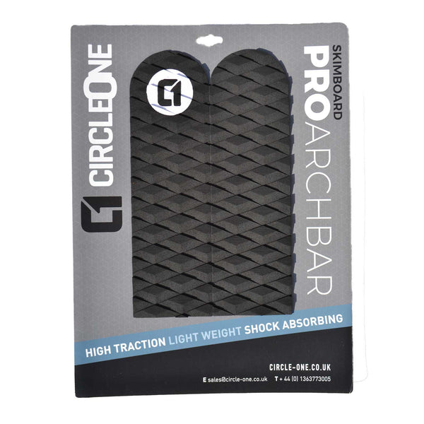 Coussin de traction pour barre d'arche de skimboard EVA 2 pièces 22,5 pouces (57 cm)