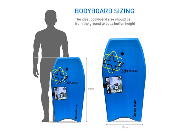 Bodyboard EPS série XPLOSION pour adultes et enfants de 40 pouces