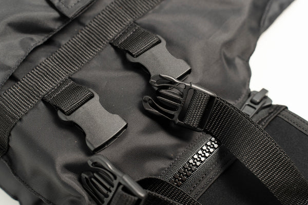 Gilet de sauvetage réglable pour adulte 50 N avec fermeture éclair latérale