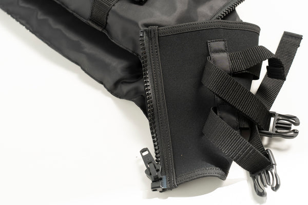 Gilet de sauvetage réglable pour adulte 50 N avec fermeture éclair latérale