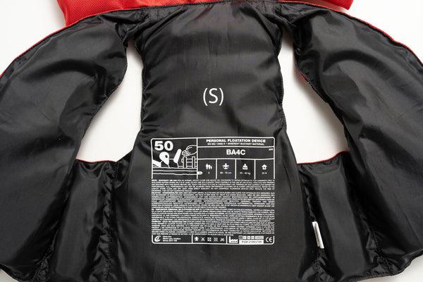 Gilet de sauvetage pour enfant 40N, 3 sangles et collier (taille unique)