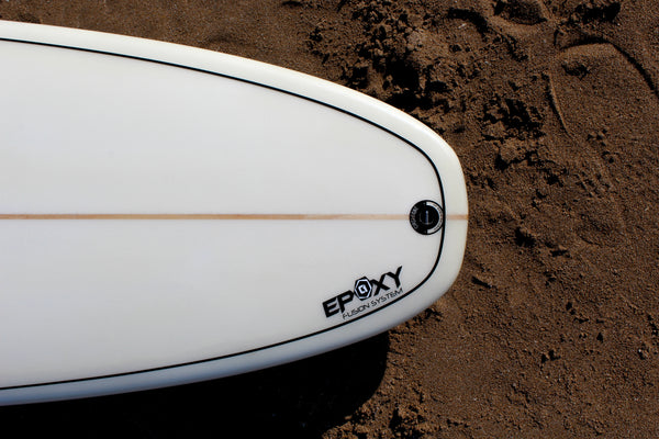 8ft Southern Swells Round Tail Clear Epoxy Finish (FINS Included)