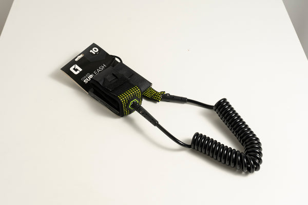 Leash de cheville/genou enroulé pour SUP de 10 pieds
