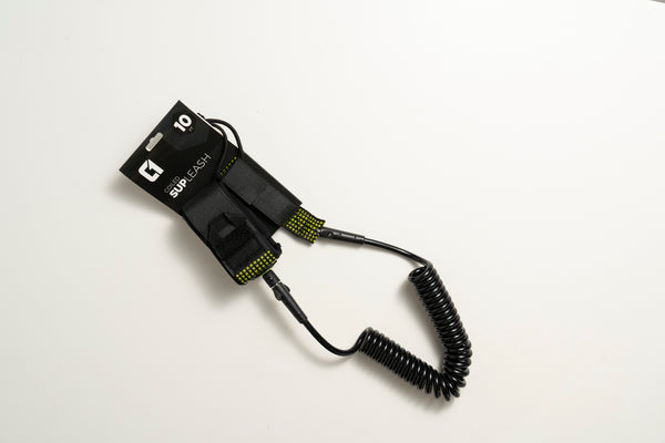 Leash de cheville/genou enroulé pour SUP de 10 pieds