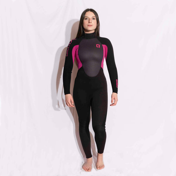 Combinaison d'hiver 5/4 mm pour femme FAZE GBS avec fermeture éclair dans le dos
