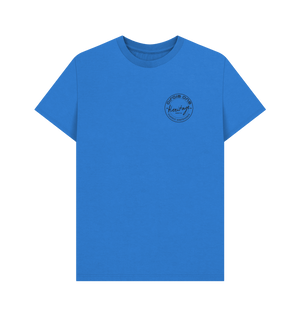 Bright Blue Printed T-shirt Front