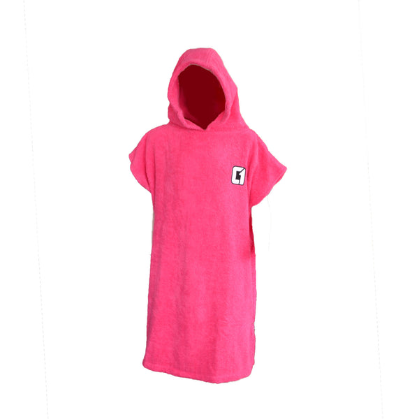 Hooded Towel Changing Robe Poncho Kids - Circle One