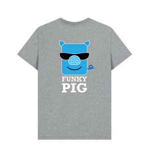 Athletic Grey Printed T-shirt Back