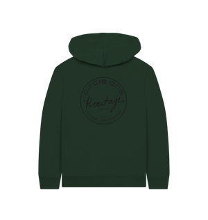 Evergreen Printed Kids Hoodie Back