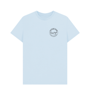 Sky Blue Printed T-shirt Front