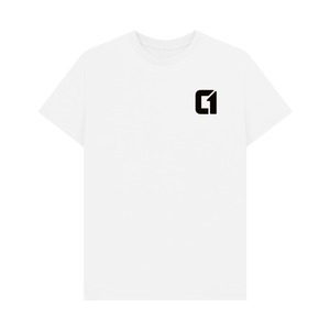 White Printed T-shirt Front