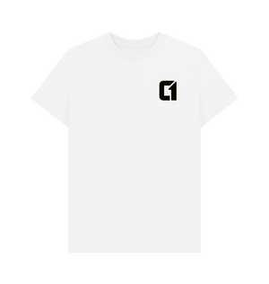 White Printed T-shirt Front