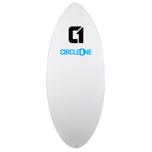 52-Zoll-Epoxid-Glasfaser-Skimboard-Paket. Tasche, Wachs, Arch Bar und Tailpad inklusive