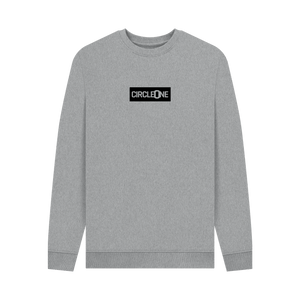 Light Heather Printed Sweater Front