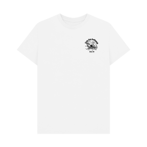 White Printed T-shirt Front