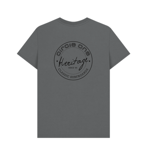 Slate Grey Printed T-shirt Back