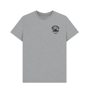 Athletic Grey Printed T-shirt Front
