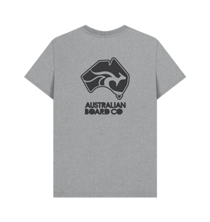 Athletic Grey Printed T-shirt Back