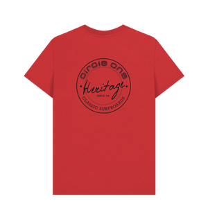 Red Printed T-shirt Back