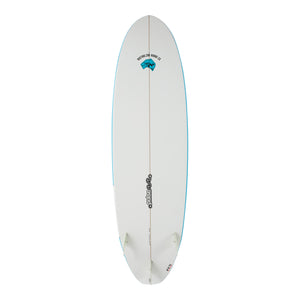 Planche de surf Shortboard Pulse Square Tail de 6 pieds 6 pouces par Australian Board Co. Paquet - Comprend un sac, des ailerons, une laisse et de la cire