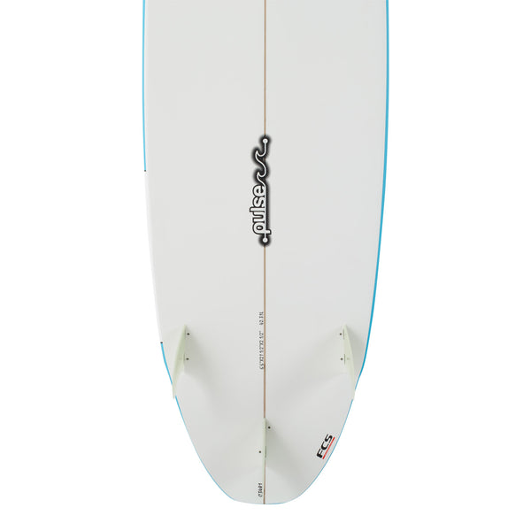 6ft 6 Pulse Square Tail Shortboard Surfboard by Australian Board Co Package - Includes Bag, Fins, Leash, Wax