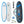 6ft 6 Pulse Square Tail Shortboard Surfboard by Australian Board Co Package - Includes Bag, Fins, Leash, Wax