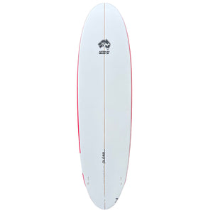 7ft Pulse Mini Mal Surfboard von Australian Board Co Paket - inkl. Tasche, Finnen, Leine, Wachs