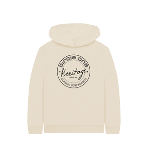 Oat Printed Kids Hoodie Back