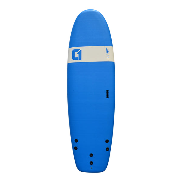 7ft x 25in Beginner Surf School / Rental Softboard Surfboard  - WIDE Version (SSR)