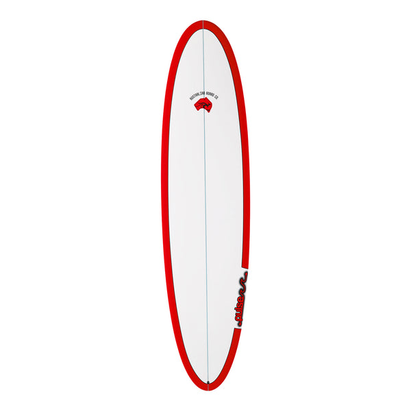 7ft 6 Pulse Round Tail Mini Mal Surfboard by Australian Board Co Package - Includes Bag, Fins, Leash, Wax