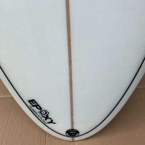 7ft 6 Southern Swells Round Tail Clear Epoxy Finish (FINS Included)