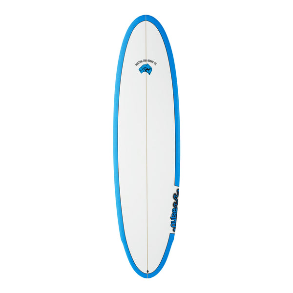 7ft Pulse Mini Mal Surfboard by Australian Board Co Package - Includes Bag, Fins, Leash, Wax