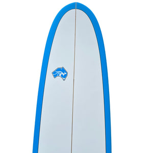 8' Pulse Squash Tail Mini Mal Surfboard by Australian Board Co Package - Includes Bag, Fins, Leash, Wax
