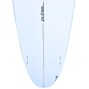 8' Pulse Squash Tail Mini Mal Surfboard by Australian Board Co Package - Includes Bag, Fins, Leash, Wax