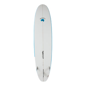 Planche de surf Mini Mal Pulse Squash Tail de 8 pieds par Australian Board Co Package - Comprend un sac, des ailerons, une laisse et de la cire 