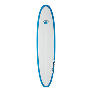 Planche de surf Mini Mal Pulse Squash Tail de 8 pieds par Australian Board Co Package - Comprend un sac, des ailerons, une laisse et de la cire 