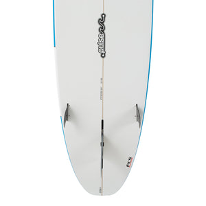 Planche de surf Mini Mal Pulse Squash Tail de 8 pieds par Australian Board Co Package - Comprend un sac, des ailerons, une laisse et de la cire 