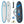 8ft Pulse Squash Tail Mini Mal Surfboard by Australian Board Co Package - Includes Bag, Fins, Leash, Wax