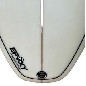 8ft Southern Swells Round Tail Clear Epoxy Finish (FINS Included)