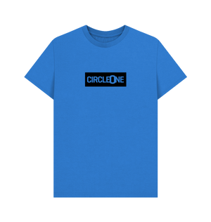 Bright Blue Printed T-shirt Front