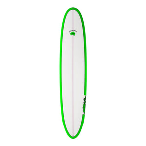 Planche de surf longboard Pulse Round Tail de 9 pieds par Australian Board Co. Paquet - Comprend un sac, une laisse, des ailerons et de la cire 