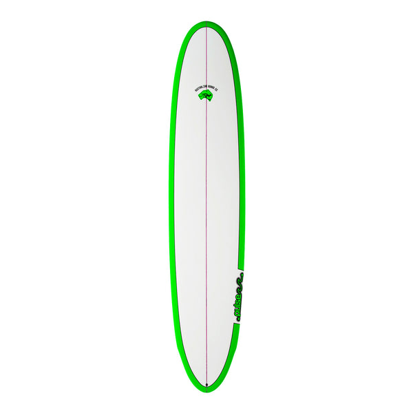 9ft Pulse Round Tail Longboard Surfboard by Australian Board Co Package - Includes Bag, Leash, Fins, Wax