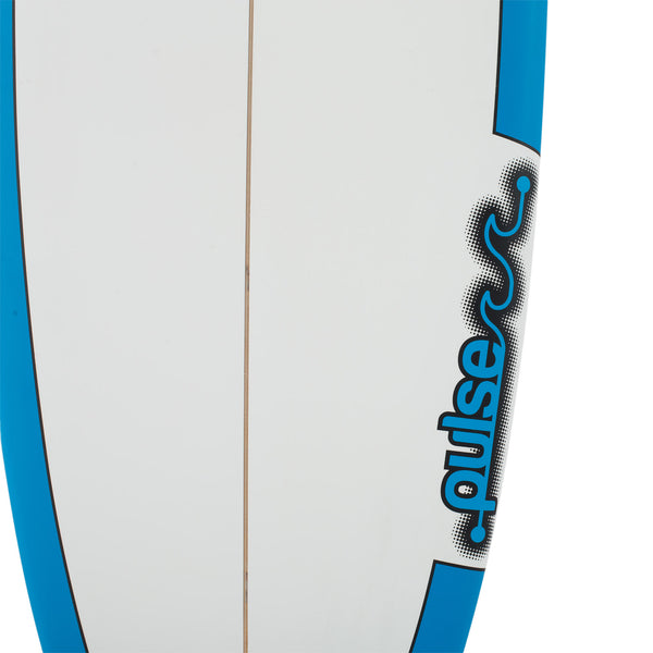 8ft Pulse Squash Tail Mini Mal Surfboard by Australian Board Co Package - Includes Bag, Fins, Leash, Wax