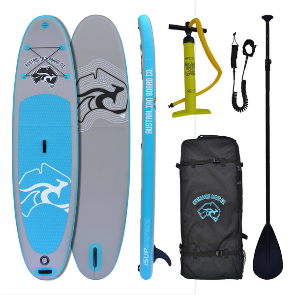 10ft 6 aufblasbares Stand Up Paddle (iSUP) Doppelschicht-Board-Paket von Australian Board Co