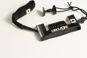 Leash de poignet enroulé pour bodyboard d'un mètre (diamètre 5 mm)